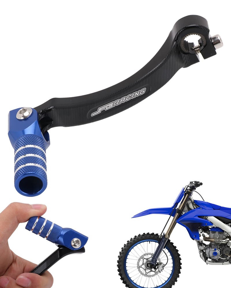YSMOTO Motorcycle Gear Shifter, Dirt Bike Folding Shift Lever for YZ250F 2014-2023, YZ450F 2014-2025, YZ250FX 2020-2023, YZ450FX 2016-2025, WR250F 2020-2024, WR450F 2016-2025, Blue - Image 1